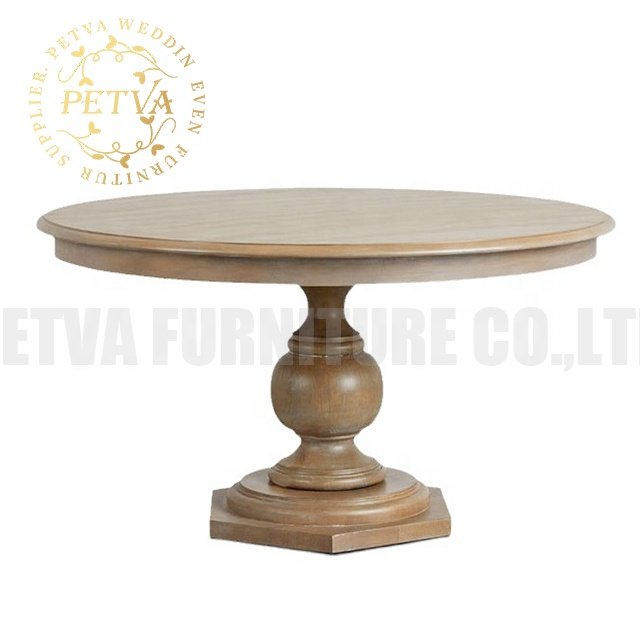 Dining furniture table wooden farm house dining table set for banquet hall