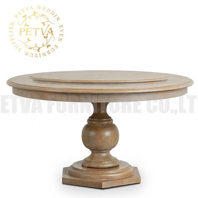 Dining furniture table wooden farm house dining table set for banquet hall