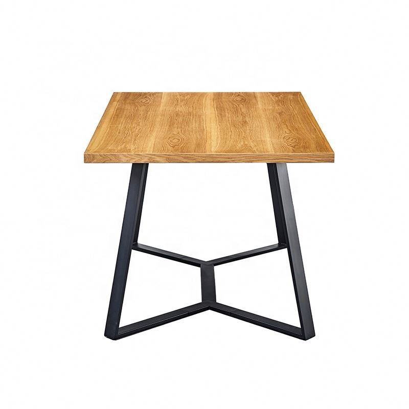 Nordic Light Luxury Metal Legs Home Furniture Dining Room MDF Tables