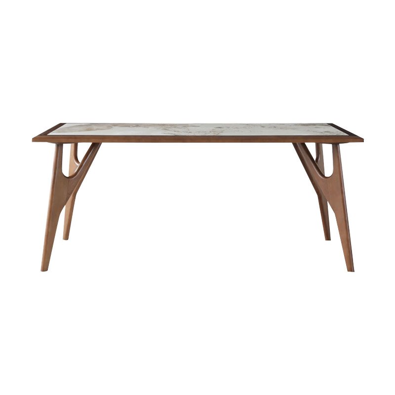 Modern Dining Room Home Furniture Table With Base Dining Chair Light Luxury Marble Top Dining Room Sets