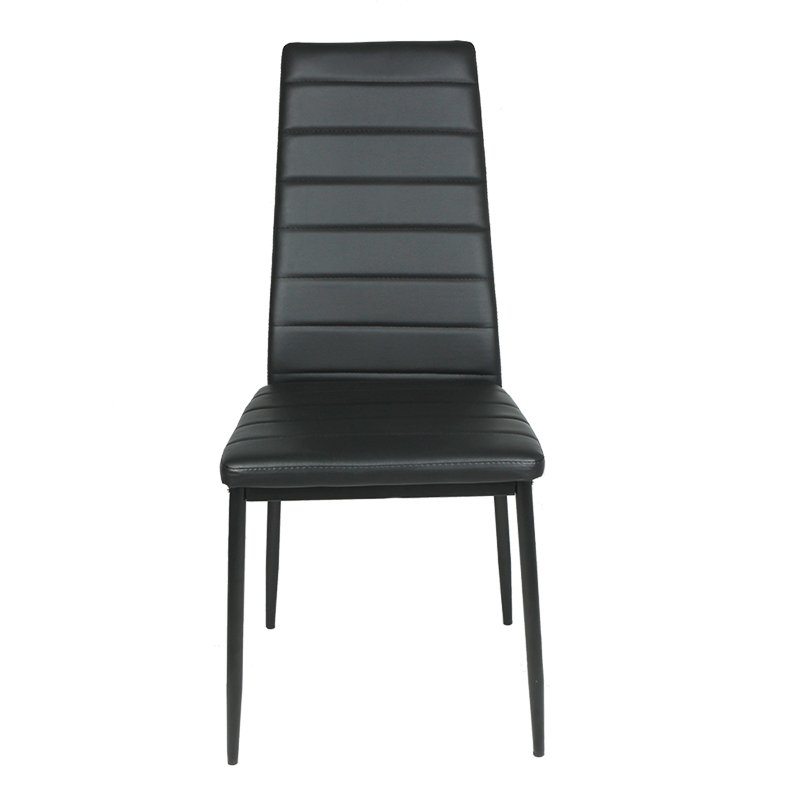 Top Banquet Dining Table and Chairs Set High Quality Glass Seats Glass Modern Black 6 Dining Room Furniture Home Furniture 50pcs