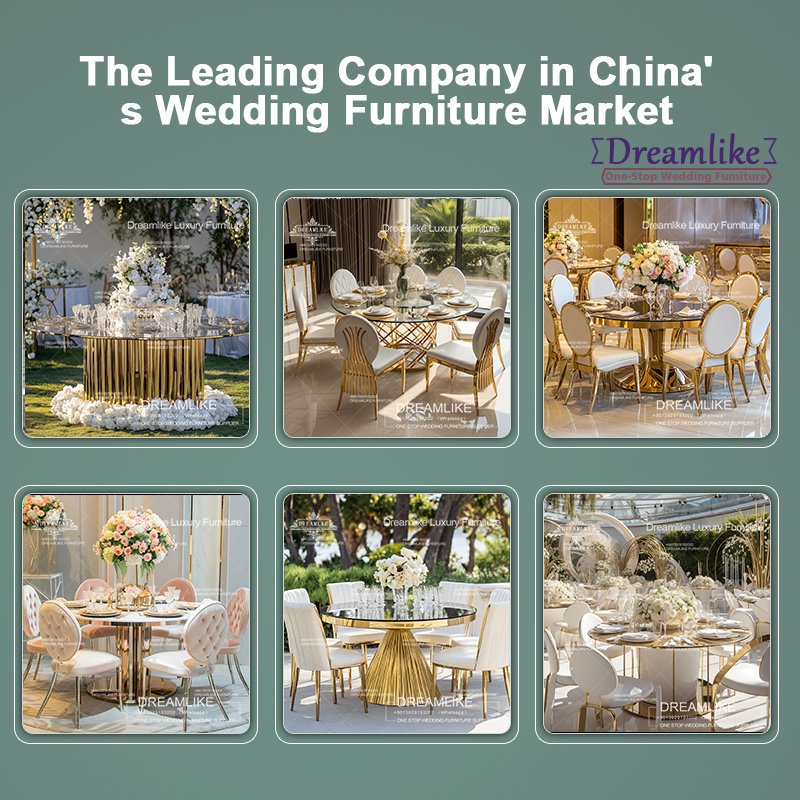 Dreamlike Modern Furniture Stainless Steel Gold Round Cake Table For Mirror Glass Events Wedding