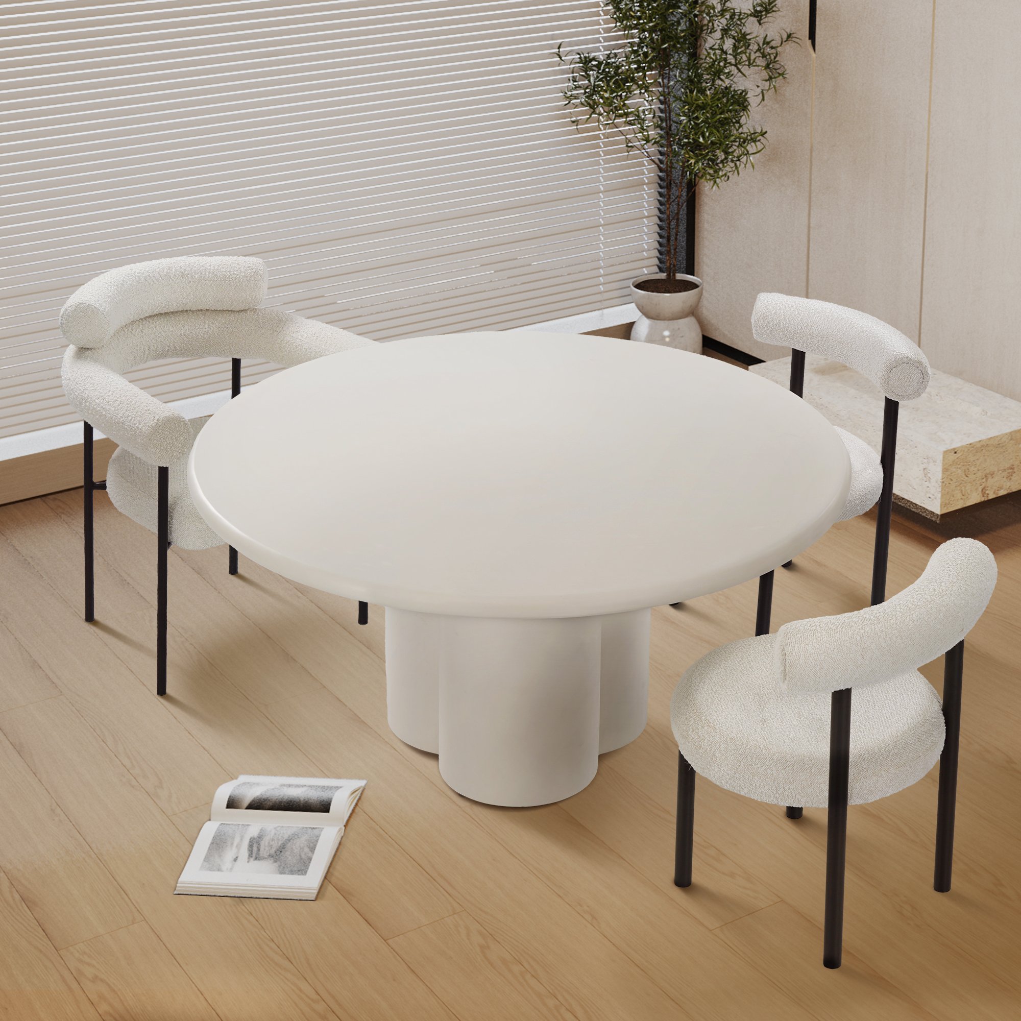 Hotel Villa Extendable Complete Expandable Sintered Large Wedding Space Function Round Dining Table