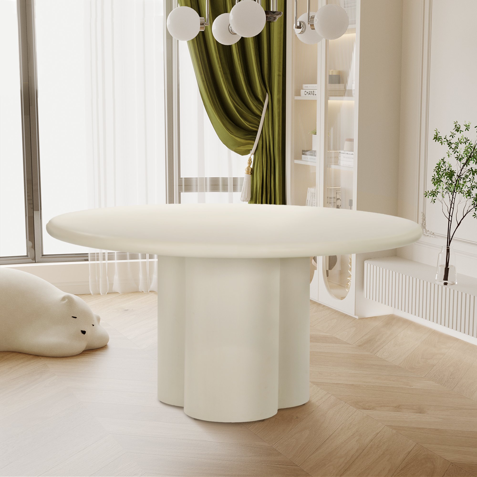 Hotel Villa Extendable Complete Expandable Sintered Large Wedding Space Function Round Dining Table