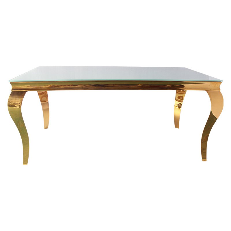 Modern Vintage Dining Table with Steel Base Disassembled Center Table for Restaurant Hotel Dining Room Furniture