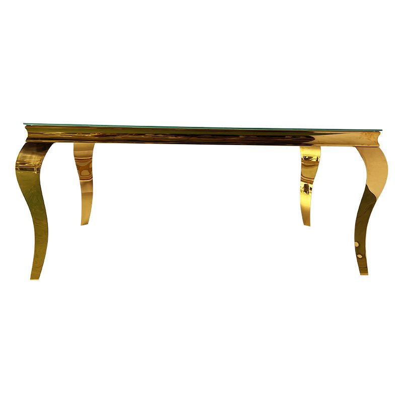 Modern Vintage Dining Table with Steel Base Disassembled Center Table for Restaurant Hotel Dining Room Furniture