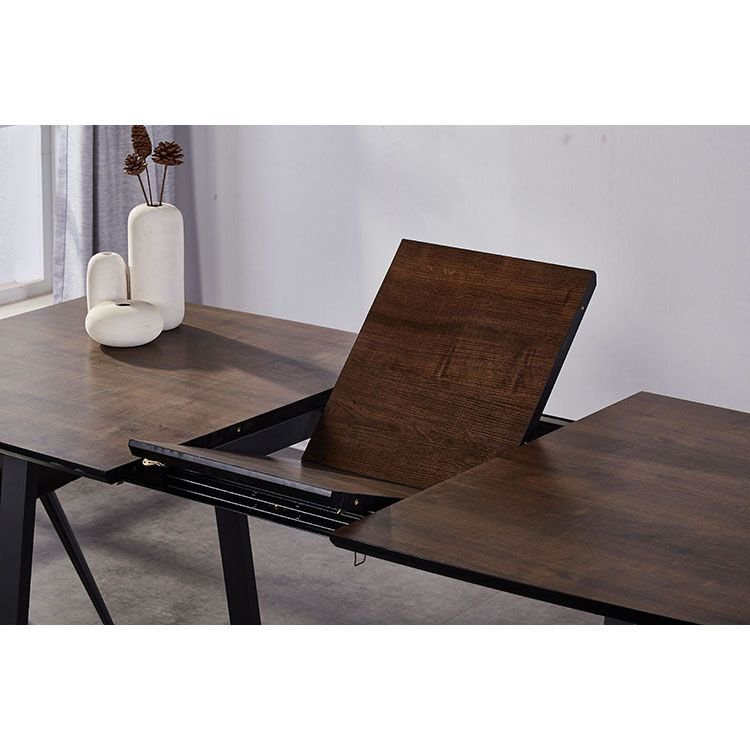 Oak Wood Table Live Epoxy Wooden Top Dining Mirror Rustic Design Nature Modern Dinner Simple Tables Chair Counter 6