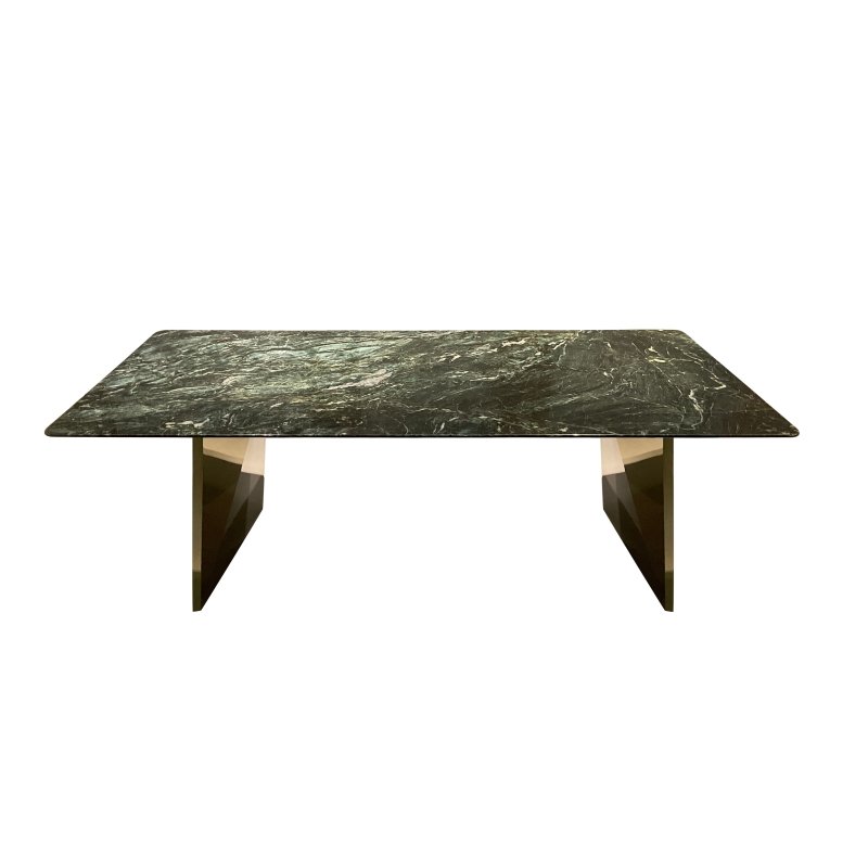 Factory Luxury Marble Dining Table Rectangular Modern Design for Kitchen Villa Furniture