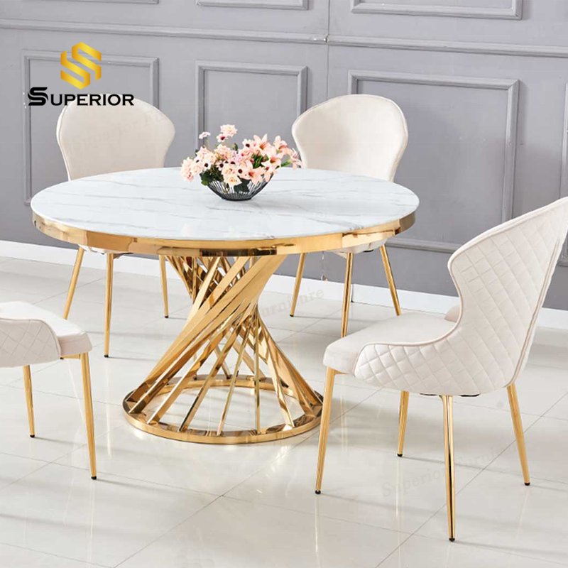 dining room furniture set of 4 with round table comedores 4 sill luxury round dining table