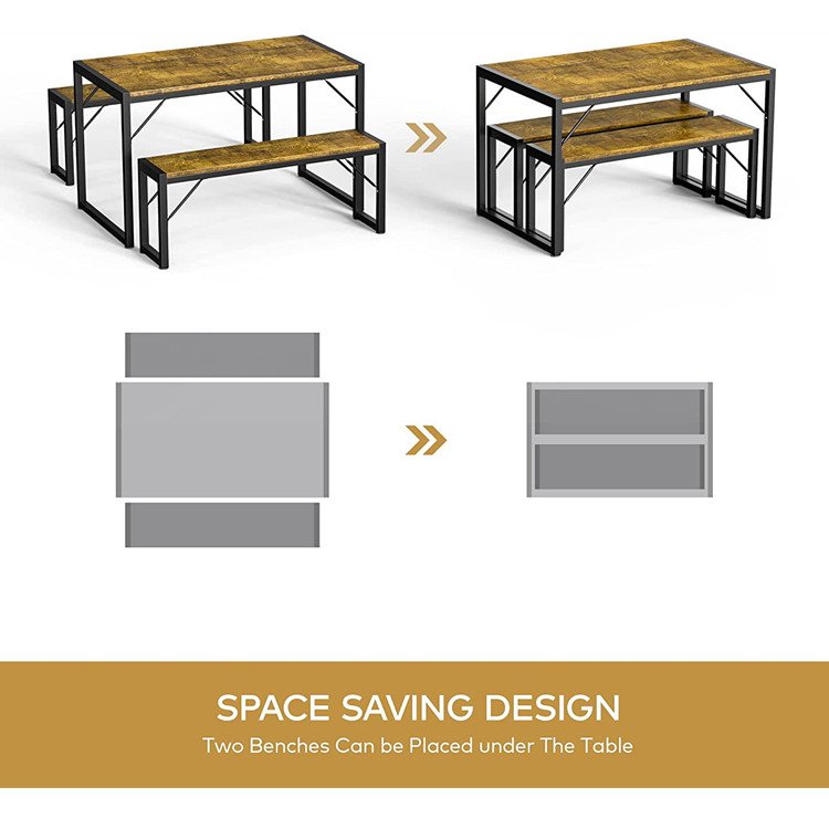 modern design space saving dining room furniture home and restaurant dining table set