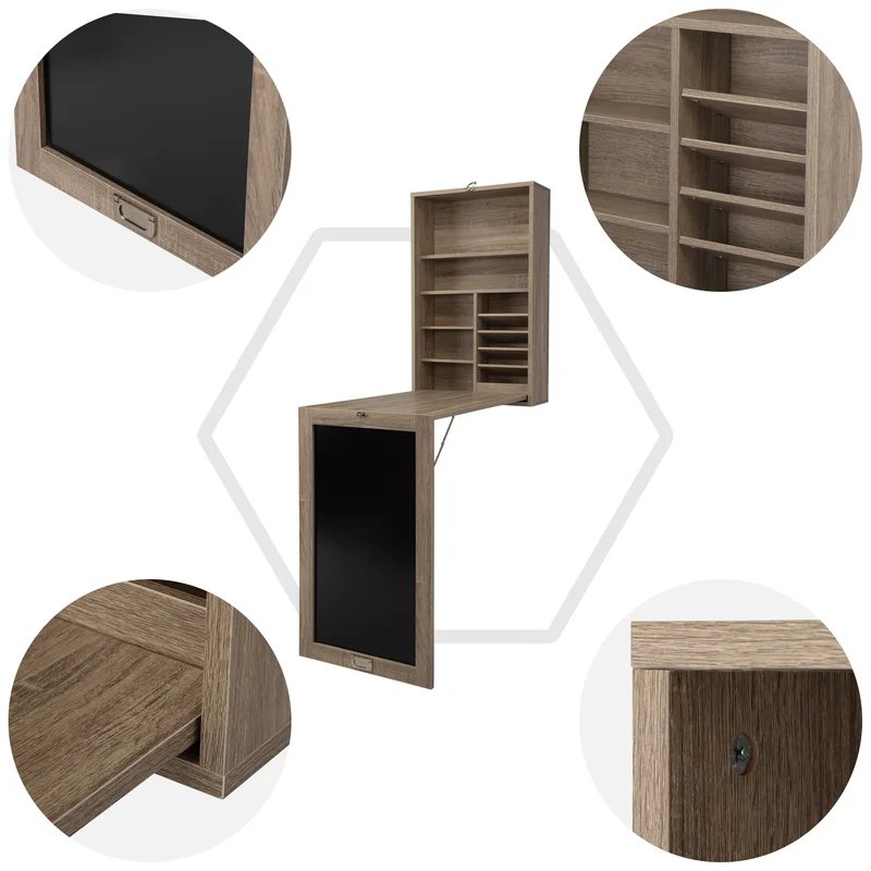 Foldaway Table for Kitchen and Living Room with storage function