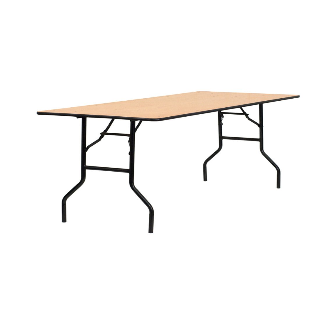 Modern Design Solid Wooden Folding Dining Tables Rectangle Banquet Hotel Furniture Wedding Hall Farmhouse Outdoor Application