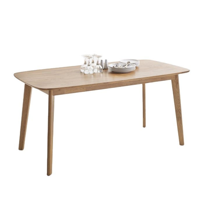 Fashion Scandinavian style household high quantity solid wood dining table for living room
