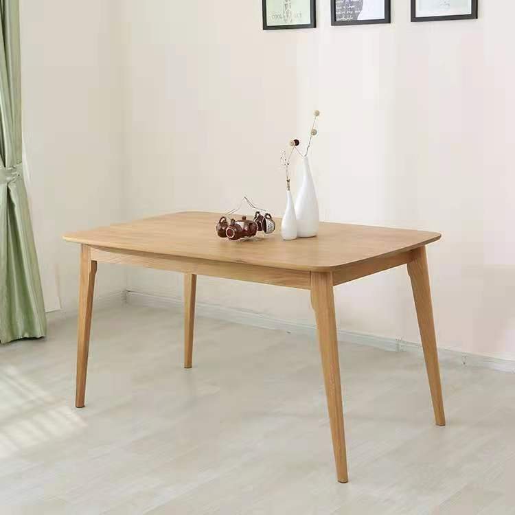 Fashion Scandinavian style household high quantity solid wood dining table for living room