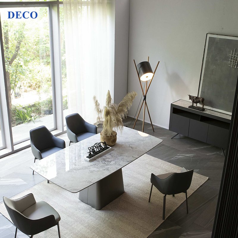 Dining Room Sets Furniture Restaurant Tables Dining Table Modern Design Slab Marble