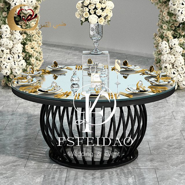 Modern black iron metal french bistro vogue malaysia dining table sets