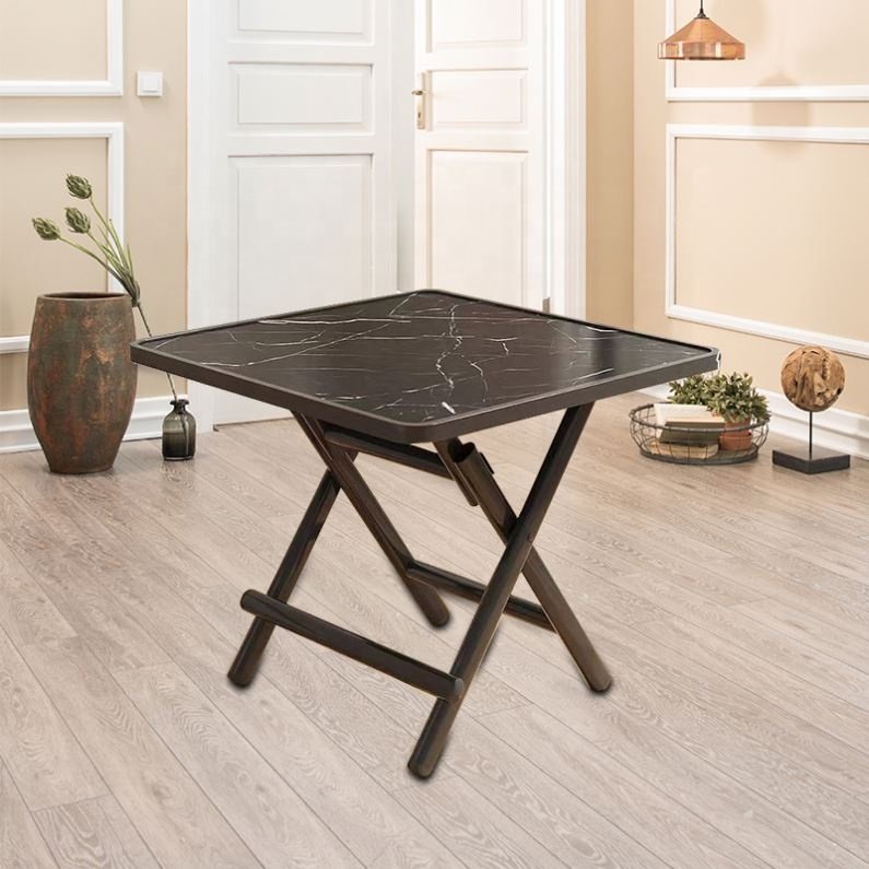 outdoor iron frame folding camping table Simple folding table