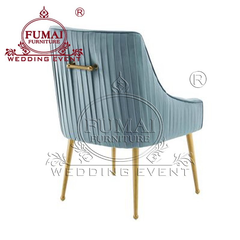 Velvet Dining Chair Silver Modern Metal Chrome Leg White Velvet Banquet Event Hall Dining Chair