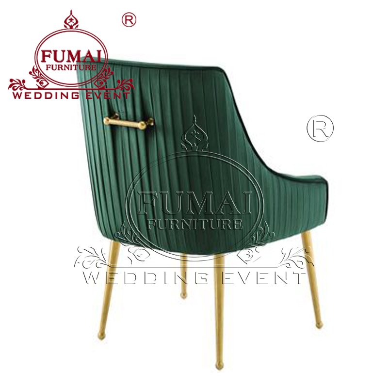 Velvet Dining Chair Silver Modern Metal Chrome Leg White Velvet Banquet Event Hall Dining Chair