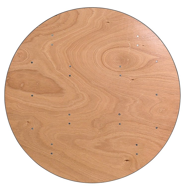 Wholesale Modern Wood Round Banquet Folding Table For Wedding Events Party Kitchen For Rental