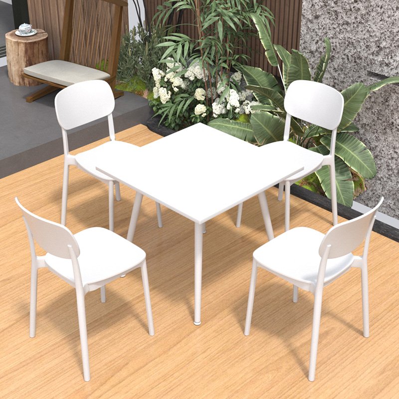 Portable Home Garden Furniture Small Outdoor Table and Chairs for Patio Balcony Display Leisure