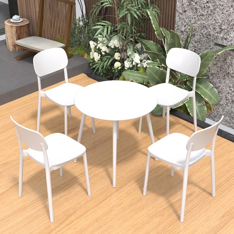Portable Home Garden Furniture Small Outdoor Table and Chairs for Patio Balcony Display Leisure