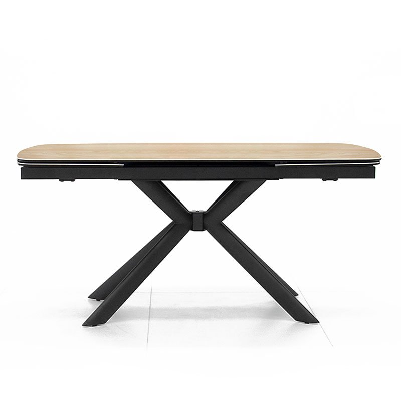 Sintered Stone Macy 6 Chairs Set Two Side Extendable Dining Table
