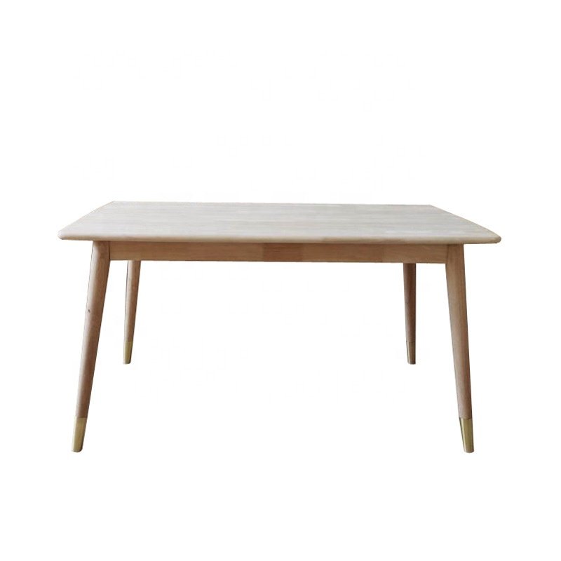 Factory directly wholesale Wooden Dining Room Furniture Cheap modern wood dining table white color