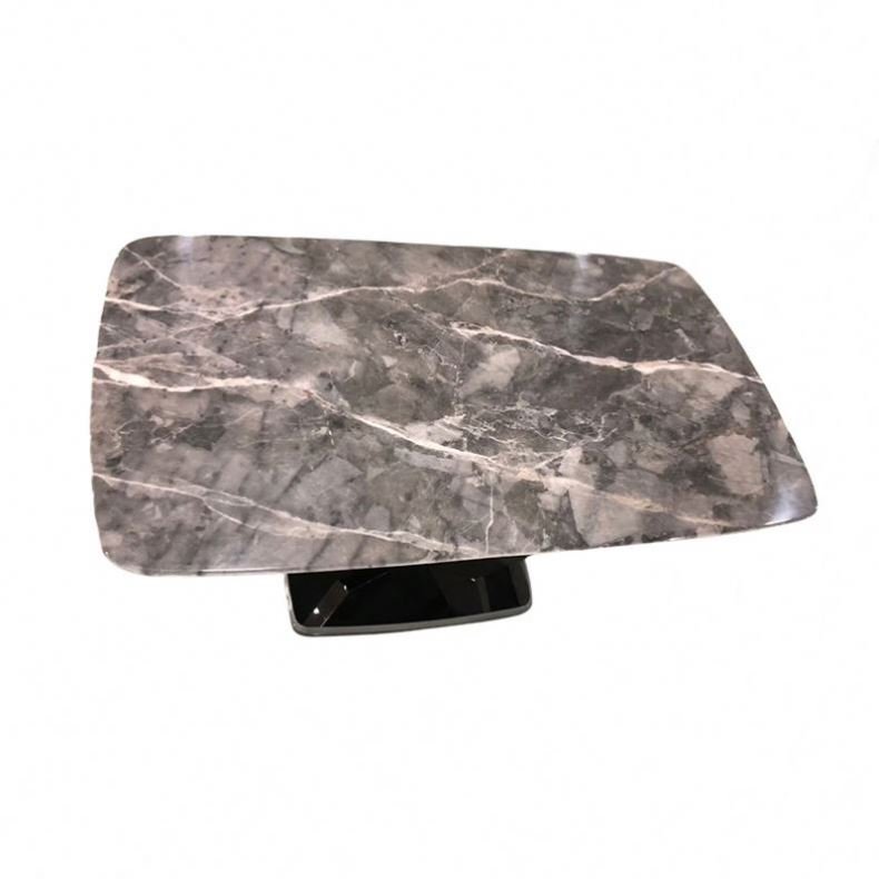 Italian light luxury marble table light luxury modern simple senior sense rectangular household small apartment dining table