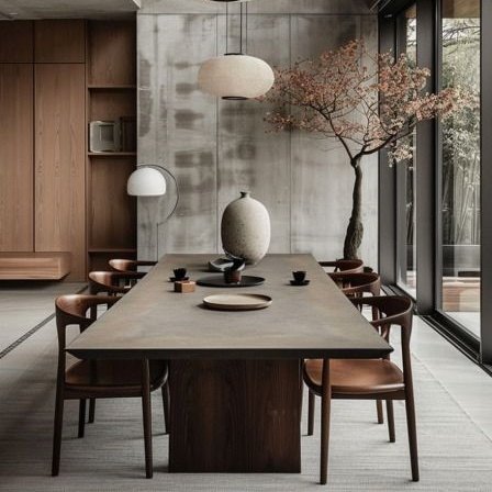 Moredesign Unique Design Natural Shape Table Top Oak Walnut Solid Wood Live Edge Wood Slab Dining Table