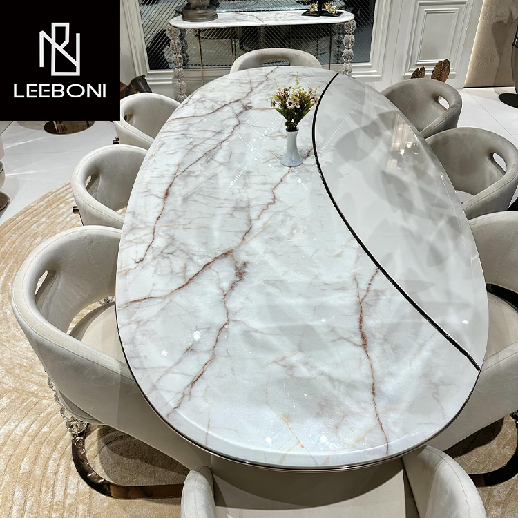 Manufacture Classical Design Dining Room Furniture Luxury Wood Custom Dining Chairs Long 260 Cm Handmade Dining Table