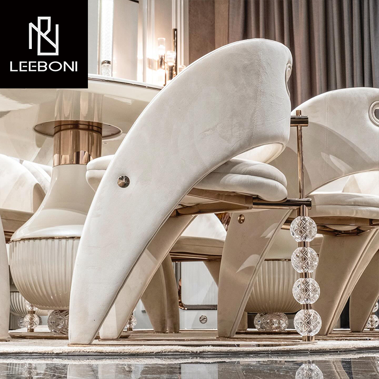 Manufacture Classical Design Dining Room Furniture Luxury Wood Custom Dining Chairs Long 260 Cm Handmade Dining Table