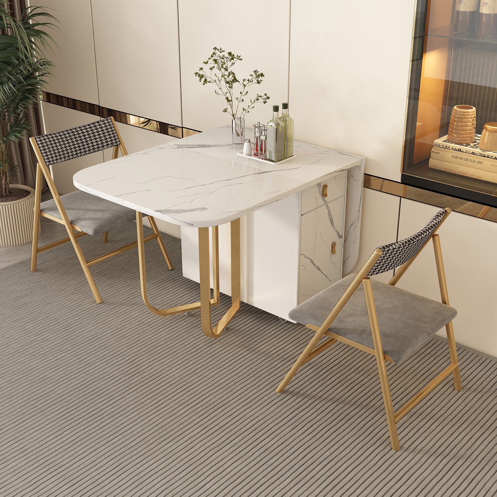 Simple Household Custom Modern Style Coffee Table Square Marble Fashion Table Stainless Steel Porch Coffee Table