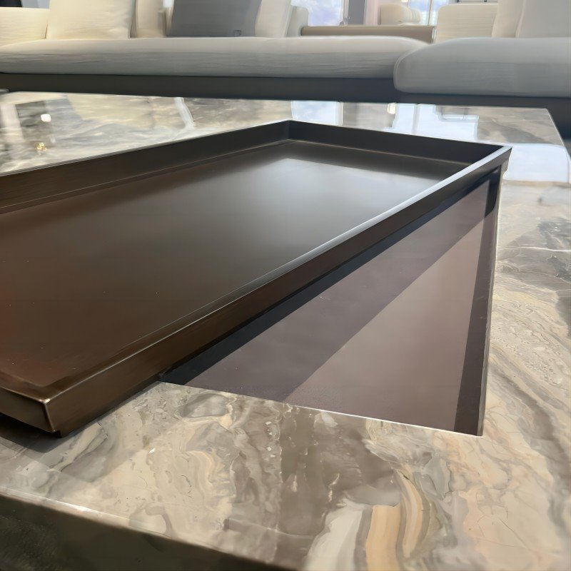 Natural marble coffee table Italian original design home villa modern simple rectangular natural luxury marble coffee table