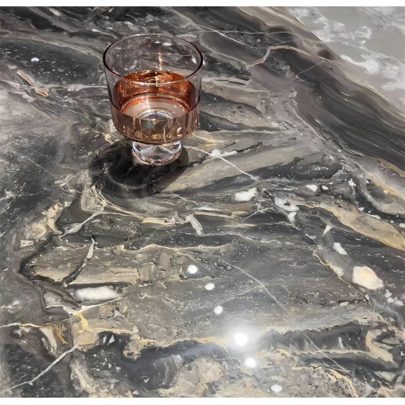 Natural marble coffee table Italian original design home villa modern simple rectangular natural luxury marble coffee table