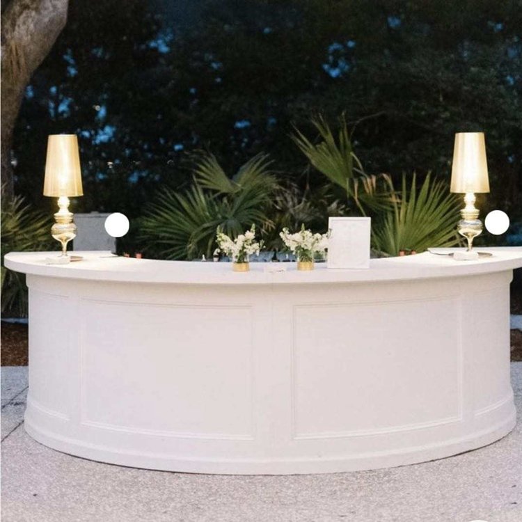 Customization Wood Bar Counter Table Wedding Events Outdoor Bar Table