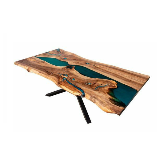 Newest Customized Home Best Quality Coffee Dining Epoxy Resin Tables Modern Mid Centaury Unique Bench Table Legs from India