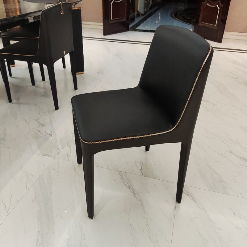 Villa luxury dining room furniture sets leather table legs marble top dining tables modern 6 Seater dining table