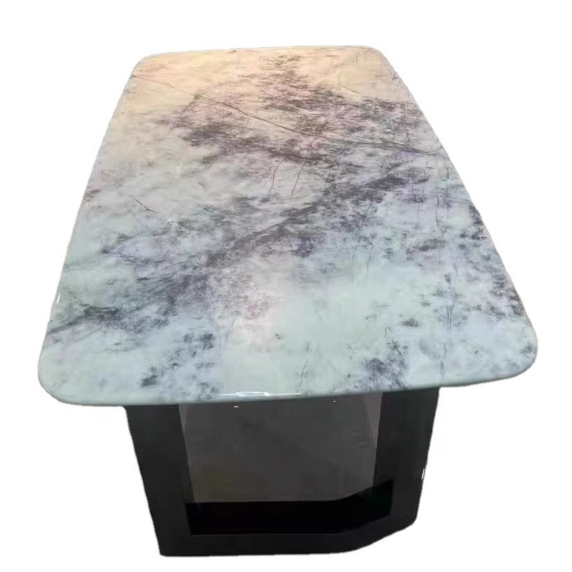 Luxury Classic Artificial Stone Dining Room Table Furniture Modern Restaurant Kitchen Dining Tables