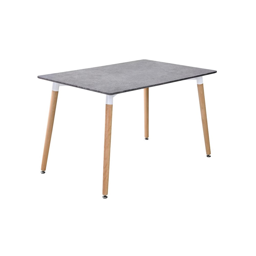 General use industrial conference table square cafe table and chairs set Nordic MDF dining table