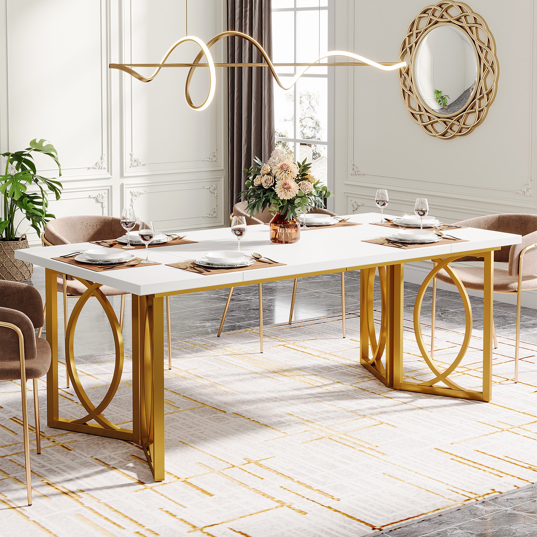 Luxury New Type Wholesale Multi Function Wood Dining Conference Table Wooden Dinning Table