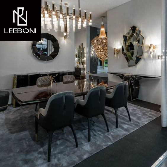 Factory custom luxury design with stainless steel leg 8 seater dinning table set dining room furniture