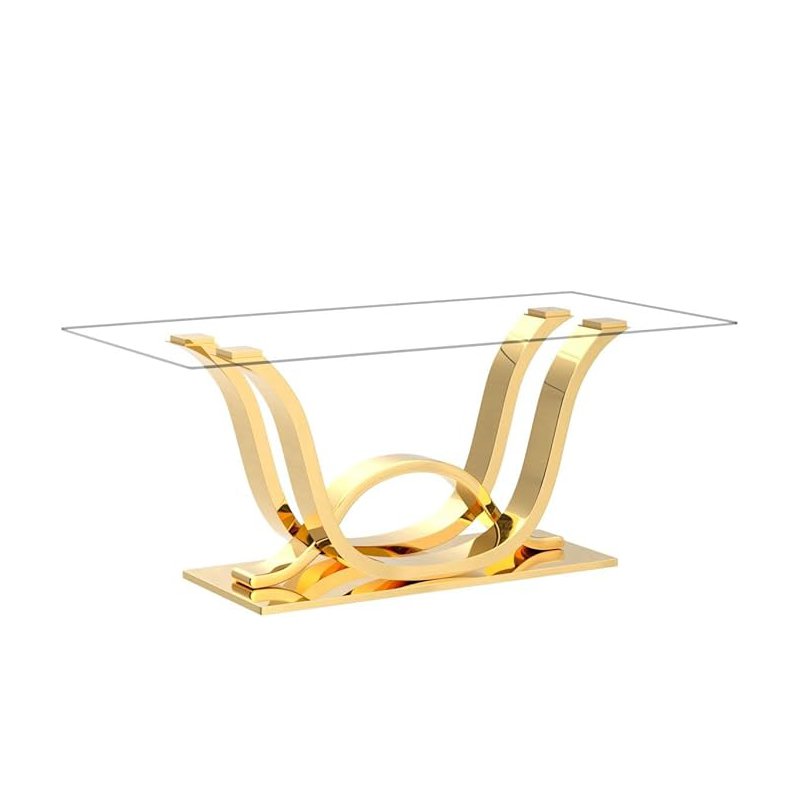 Light luxury marble dining table and chair combination rectangular small apartment home dining table set