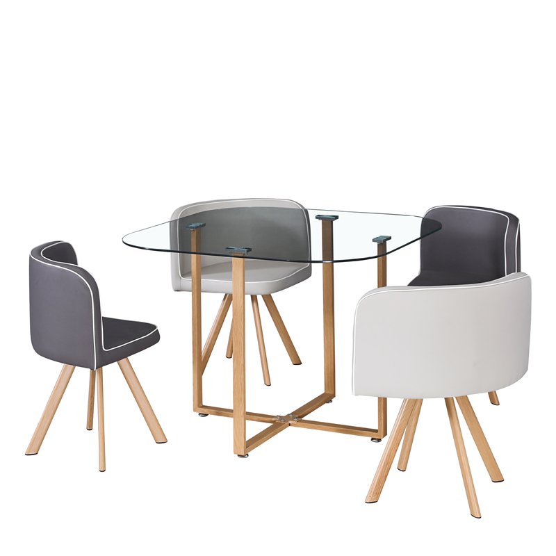 wooden high quality dining table set wood dining table set