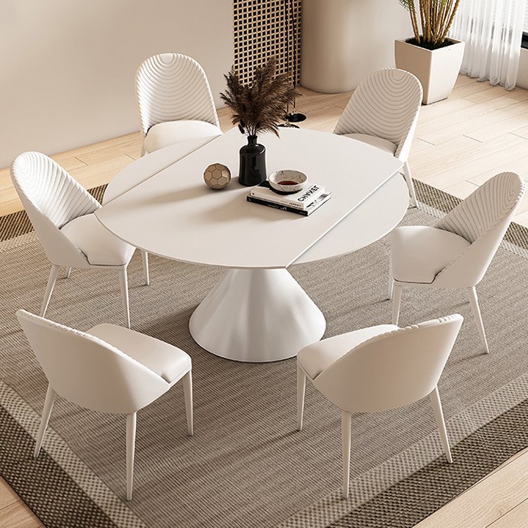white round extension kitchen dining tables