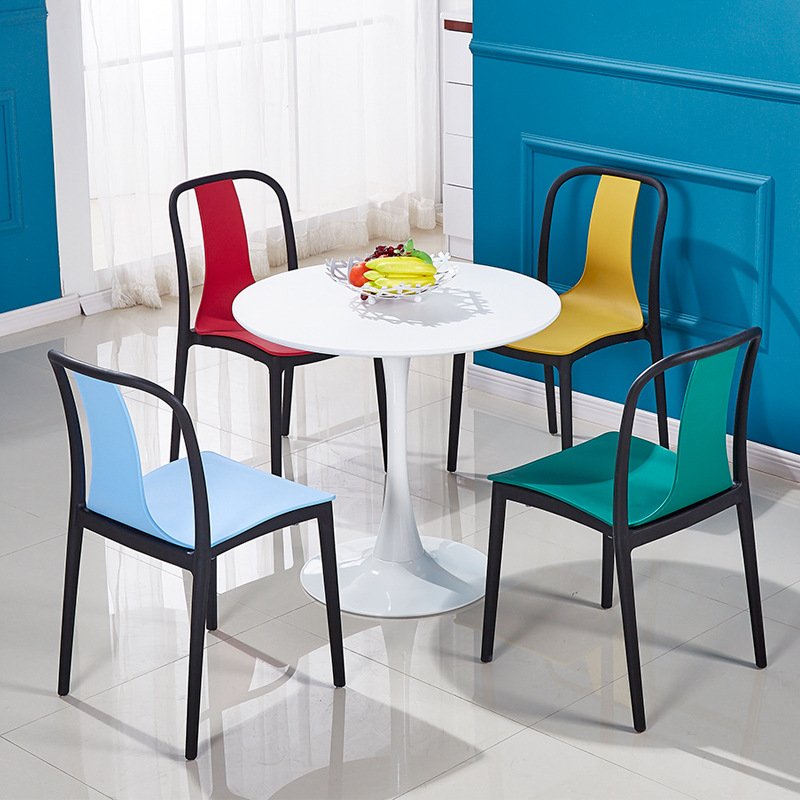 Wholesale Cheap Nordic Customized Size Round Glossy Marble Tulip Dining Table for Sale