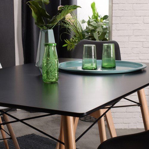 Nordic Simple Home Furniture Set Modern Kitchen Mdf Comedores 4 Sillas Wood Square Dining Table Not With Chairs