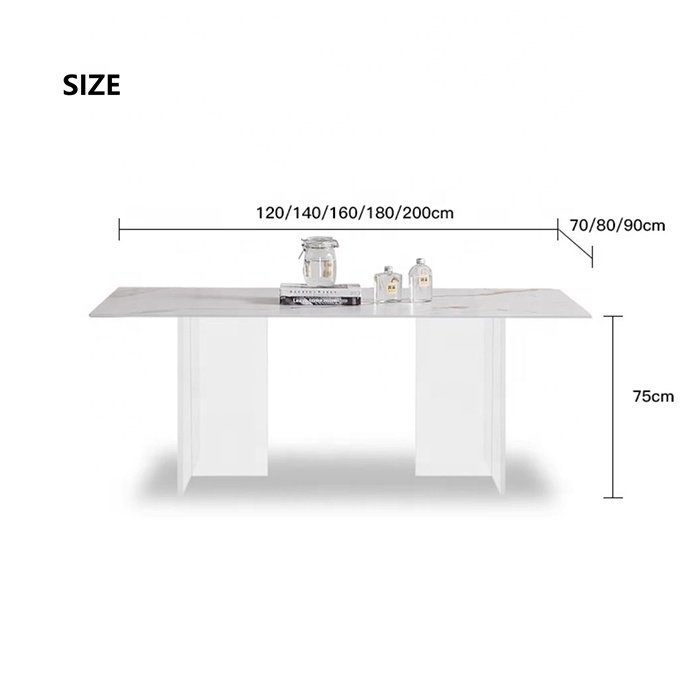 Hotel Restaurant Banquet Table Living Room Furniture Rock Plate Dining Table