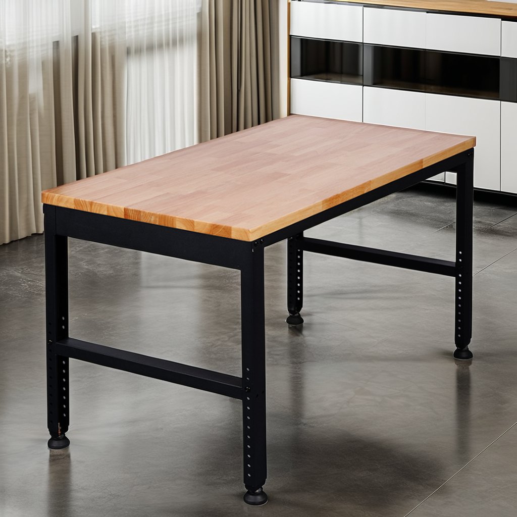 Modern Smart Side Table Home & Office Decoration Wooden Top Metal wood dinning table