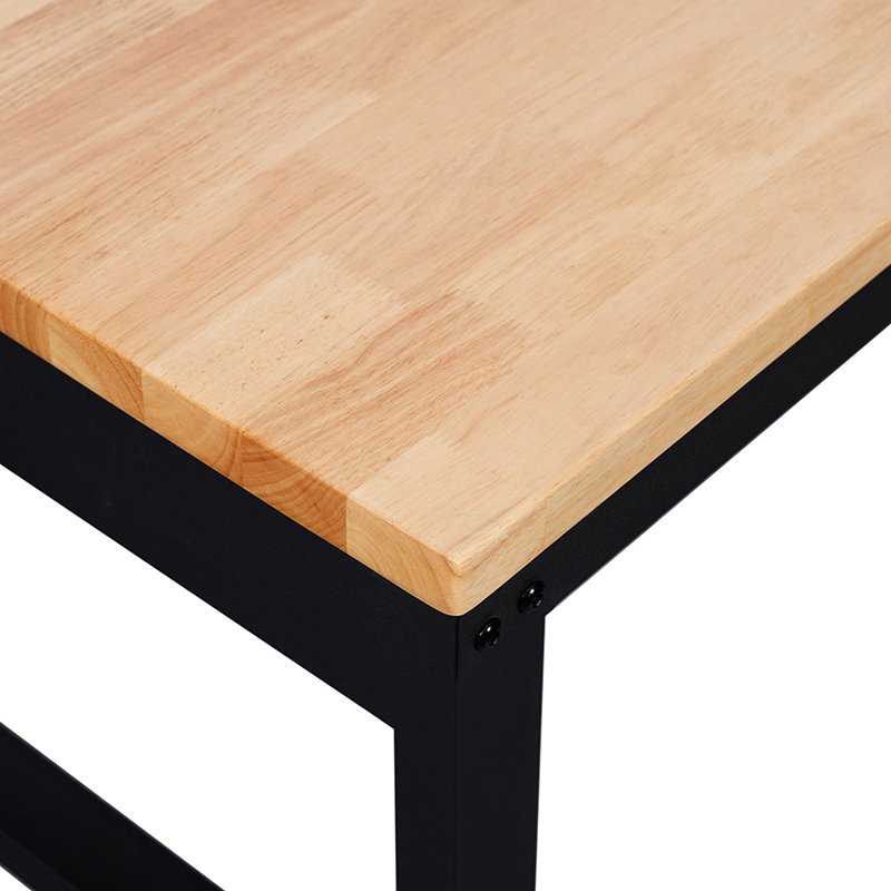 Modern Smart Side Table Home & Office Decoration Wooden Top Metal wood dinning table